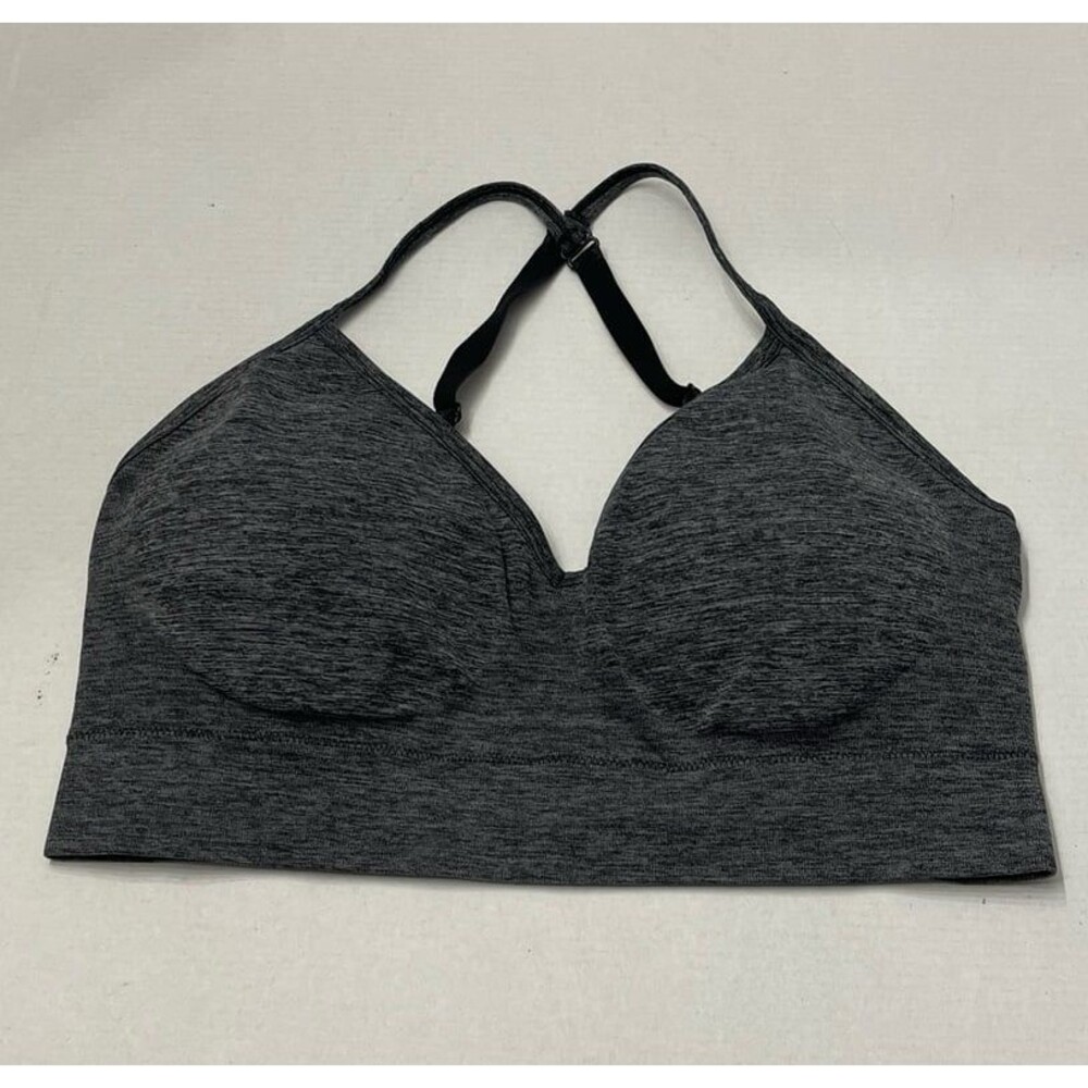 Secret Treasures Sports Bra Charcoal Gray Size XL